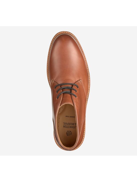 Johnston & Murphy Sz. 10 Mahogany Full Grain Leather Calder Chukka Boots main image 8
